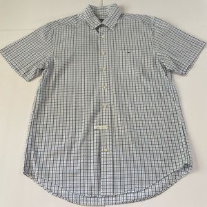 Vineyard Vines Cotton Tucker Shirt Button Up Adult Medium Plaid Logo Pocket